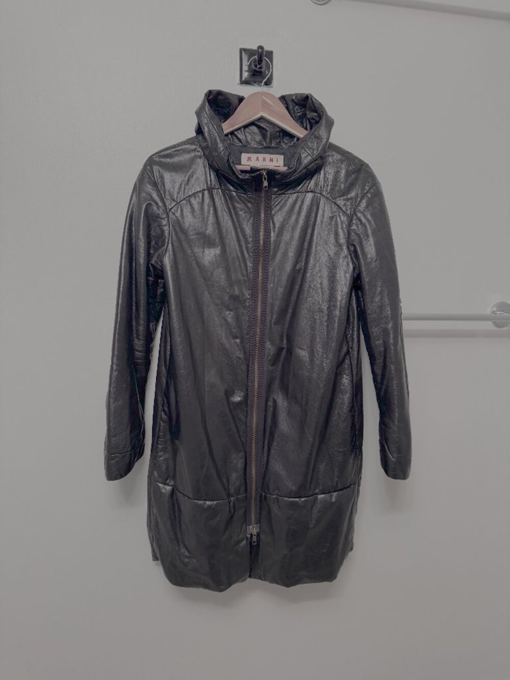 Marni Lambskin Leather Jacket